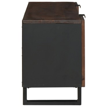 vidaXL Έπιπλο Τηλεόρασης 105x33.5x46cm Μασίφ Ξύλο Μάνγκο