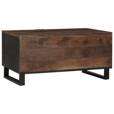vidaXL Τραπεζάκι Σαλονιού 80x50x40cm Μασίφ Ξύλο Μάνγκο & Κατασκευασμένο Ξύλο 1 τεμ.