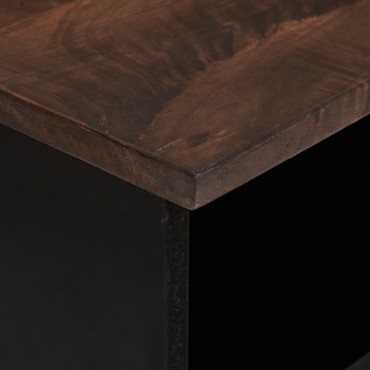 vidaXL Έπιπλο Τηλεόρασης 100x33,5x46cm Μασίφ Ξύλο Μάνγκο 1 τεμ.
