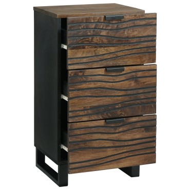 vidaXL Μπουφέ 40x33.5x75cm από μασίφ ξύλο μάνγκο