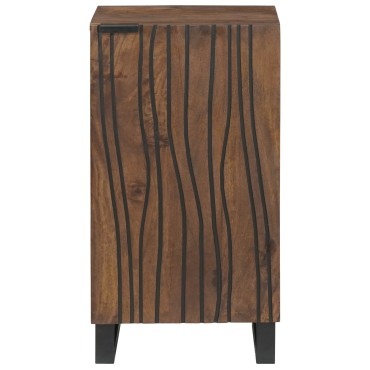 vidaXL Πλευρική Ντουλάπα 40x33.5x75cm Μασίφ Ξύλο Μάνγκο