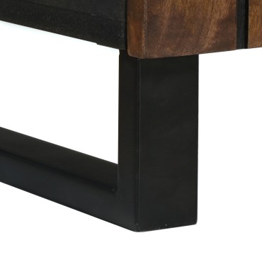 vidaXL Πλευρική Ντουλάπα 40x33.5x75cm Μασίφ Ξύλο Μάνγκο