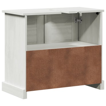vidaXL Ντουλάπι Νιπτήρα 'VIGO' με Πόρτες 67.5x34x59cm Σταθερού Ξύλου Πεύκου 1 τεμ.