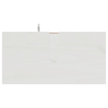vidaXL Ντουλάπι Νιπτήρα 'VIGO' με Πόρτες 67.5x34x59cm Σταθερού Ξύλου Πεύκου 1 τεμ.