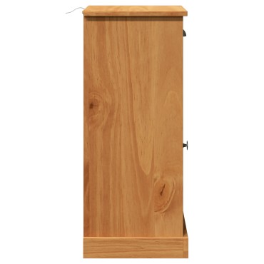 vidaXL Ντουλάπα Μπάνιου 'VIGO' με Συρτάρι 37x34x80cm Μασίφ Ξύλο Πεύκου 1 τεμ.