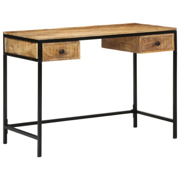 vidaXL γραφείο 105x50x75cm Συμπαγές Ξύλο Μάνγκο 1 τεμ.