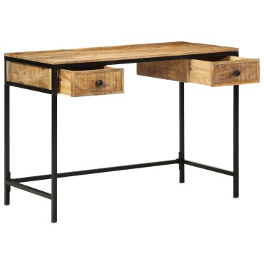 vidaXL γραφείο 105x50x75cm Συμπαγές Ξύλο Μάνγκο 1 τεμ.