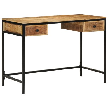 vidaXL γραφείο 105x50x75cm Συμπαγές Ξύλο Μάνγκο 1 τεμ.
