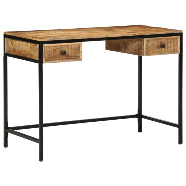 vidaXL γραφείο 105x50x75cm Συμπαγές Ξύλο Μάνγκο 1 τεμ.