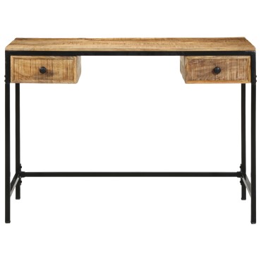 vidaXL γραφείο 105x50x75cm Συμπαγές Ξύλο Μάνγκο 1 τεμ.