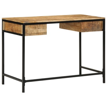 vidaXL γραφείο 105x50x75cm Συμπαγές Ξύλο Μάνγκο 1 τεμ.