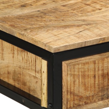 vidaXL γραφείο 105x50x75cm Συμπαγές Ξύλο Μάνγκο 1 τεμ.