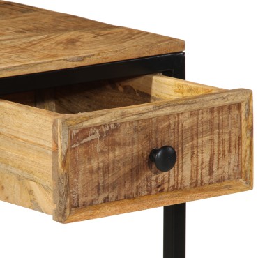 vidaXL γραφείο 105x50x75cm Συμπαγές Ξύλο Μάνγκο 1 τεμ.