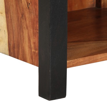 vidaXL Κομοδίνο 40x35x50cm Μασίφ Ξύλο Ακακίας 1 τεμ.