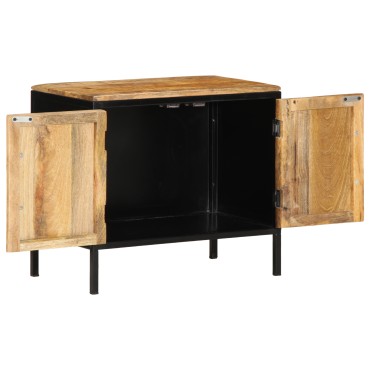 vidaXL Κομοδίνο 50x30x45cm Μασίφ Ξύλο Μάνγκο 1 τεμ.