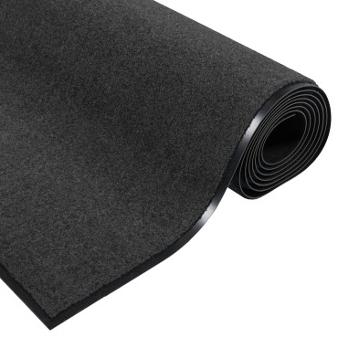vidaXL Πατάκι πόρτας Ορθογώνιο Ανθρακί 120x250 εκ.