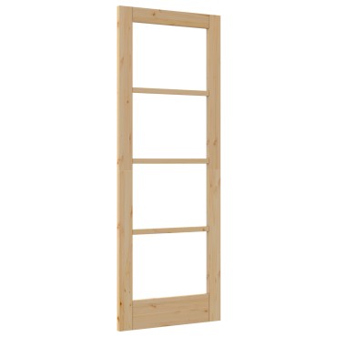 vidaXL Εσωτερική Πόρτα με Γυαλί "ORKDAL" 73,5x198,5x4 cm Μασίφ Ξύλο Πεύκου
