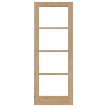 vidaXL Εσωτερική Πόρτα με Γυαλί "ORKDAL" 73,5x198,5x4 cm Μασίφ Ξύλο Πεύκου