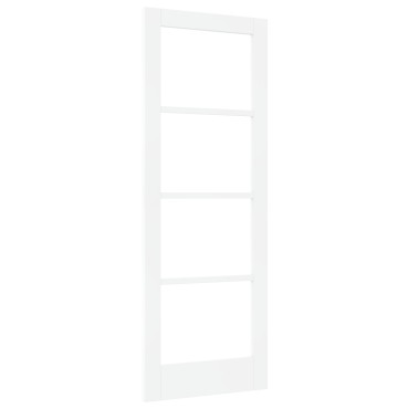 vidaXL Εσωτερική Πόρτα με Γυαλί 'ORKDAL' Λευκή 73,5x198,5x4 εκ.