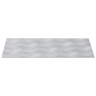 vidaXL Σκαλοπάτι 4 τμχ. 40 x 30 cm Ασημί Αλουμίνιο Ορθογώνιος