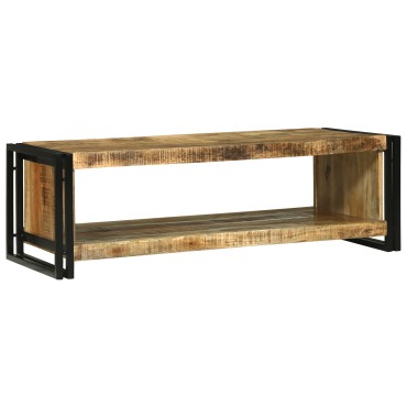 vidaXL Τραπέζι Καφέ 120x50x38cm Στερεό Ξύλο Μάνγκο 1 τεμ.