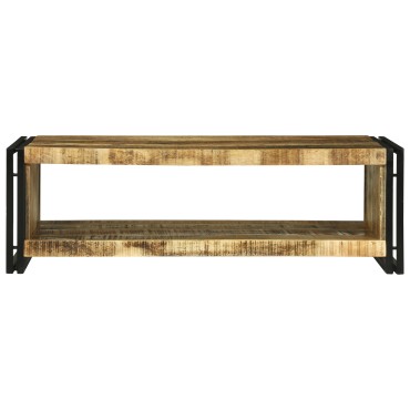 vidaXL Τραπέζι Καφέ 120x50x38cm Στερεό Ξύλο Μάνγκο 1 τεμ.