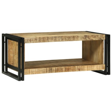 vidaXL Τραπεζάκι Σαλονιού 90x50x38cm Μασίφ Ξύλο Μάνγκο 1 τεμ.