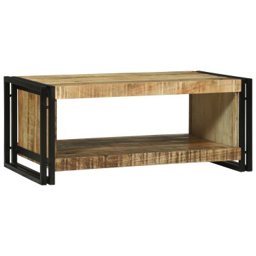 vidaXL Τραπεζάκι Σαλονιού 90x50x38cm Μασίφ Ξύλο Μάνγκο 1 τεμ.