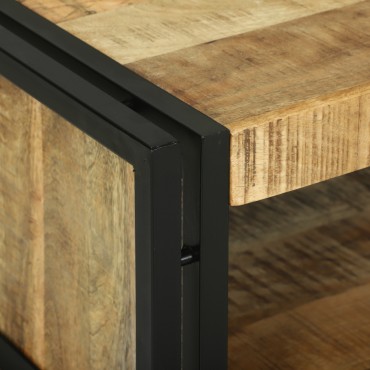 vidaXL Τραπεζάκι Σαλονιού 90x50x38cm Μασίφ Ξύλο Μάνγκο 1 τεμ.