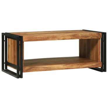 vidaXL Τραπεζάκι Σαλονιού 90x50x38cm Μασίφ Ξύλου Ακακίας 1 τεμ.