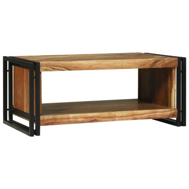 vidaXL Τραπεζάκι Σαλονιού 90x50x38cm Μασίφ Ξύλου Ακακίας 1 τεμ.