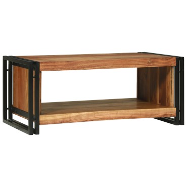 vidaXL Τραπεζάκι Σαλονιού 90x50x38cm Μασίφ Ξύλου Ακακίας 1 τεμ.