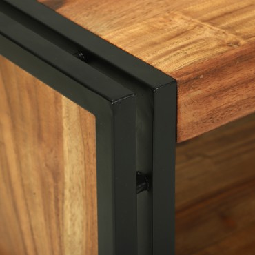 vidaXL Τραπεζάκι Σαλονιού 90x50x38cm Μασίφ Ξύλου Ακακίας 1 τεμ.