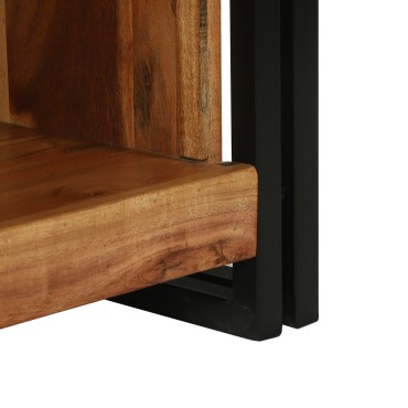 vidaXL Τραπεζάκι Σαλονιού 90x50x38cm Μασίφ Ξύλου Ακακίας 1 τεμ.