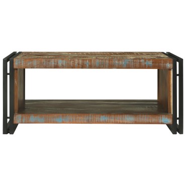 vidaXL Τραπεζάκι σαλονιού 90x50x38cm Μασίφ Ξύλο Ανακυκλωμένο 1 τεμ.