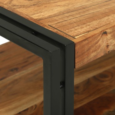 vidaXL Τραπεζάκι Καφέ 120x50x38cm Μασίφ Ξύλο Ακακίας 1 τεμ.