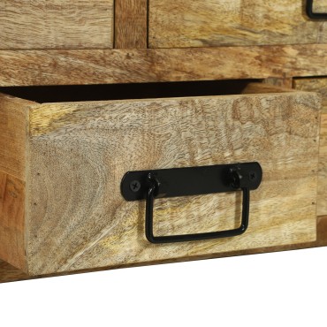vidaXL Τραπεζάκι Καφέ 90x50x38cm Μασίφ Ξύλο Χοντρό Μάνγκο 1 τεμ.