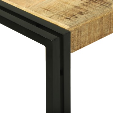 vidaXL Τραπέζι κονσόλας 120x33x75cm Μασίφ Ξύλο Μάνγκο