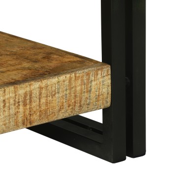 vidaXL Τραπέζι κονσόλας 120x33x75cm Μασίφ Ξύλο Μάνγκο