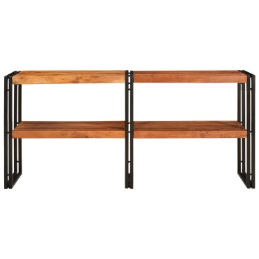 vidaXL Τραπέζι κονσόλας 160x33x75cm Μασίφ χοντροκομμένο ακακία