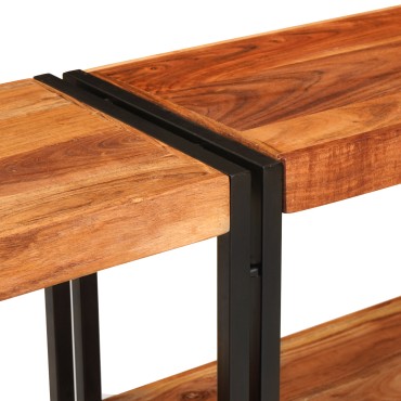 vidaXL Τραπέζι κονσόλας 160x33x75cm Μασίφ χοντροκομμένο ακακία