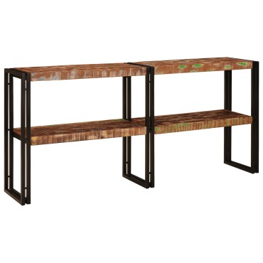 vidaXL Τραπέζι Κονσόλας 160x33x75cm Μασίφ Ξύλο Ανάκτηση