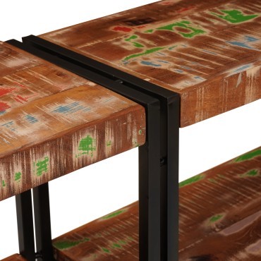 vidaXL Τραπέζι Κονσόλας 160x33x75cm Μασίφ Ξύλο Ανάκτηση