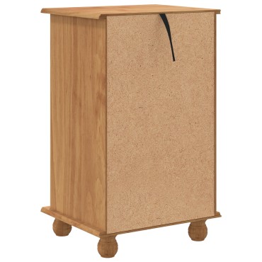 vidaXL Κουτί με Συρτάρια 'ASKIM' Καφέ 45.8x40x79cm Στερεό Ξύλο Πεύκου