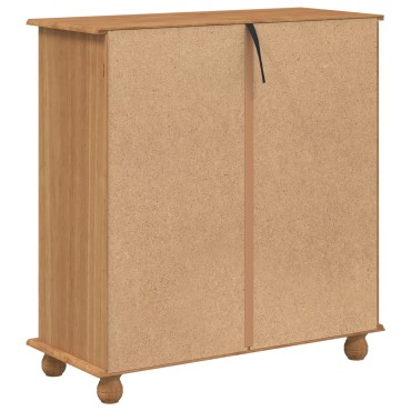 vidaXL Κομοδίνο 'ASKIM'91x40x95,5cm Μασίφ Ξύλο Πεύκου