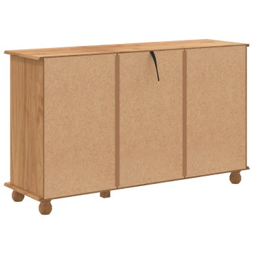 vidaXL Κουτί με Συρτάρια "ASKIM" 79x40x133.5cm Μασίφ Ξύλο Πεύκου