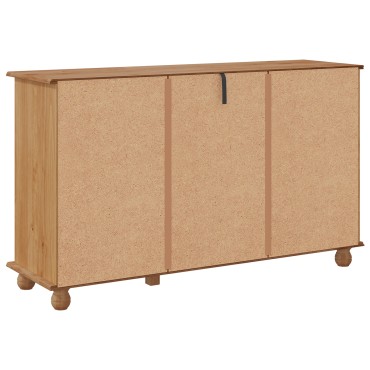 vidaXL Μπουφές "ASKIM" 133,5x40x79cm Μασίφ ξύλο πεύκου 1 τεμ.