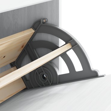 vidaXL Ντουλάπι Παπουτσιών ASKIM Λευκό 85x35x108cm Μασίφ Ξύλο Πεύκου