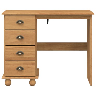 vidaXL Γραφείο 'ASKIM' με Συρτάρια 95x40x75cm Μασίφ Ξύλινο Πεύκο 1 τεμ.