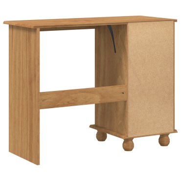 vidaXL Γραφείο 'ASKIM' με Συρτάρια 95x40x75cm Μασίφ Ξύλινο Πεύκο 1 τεμ.